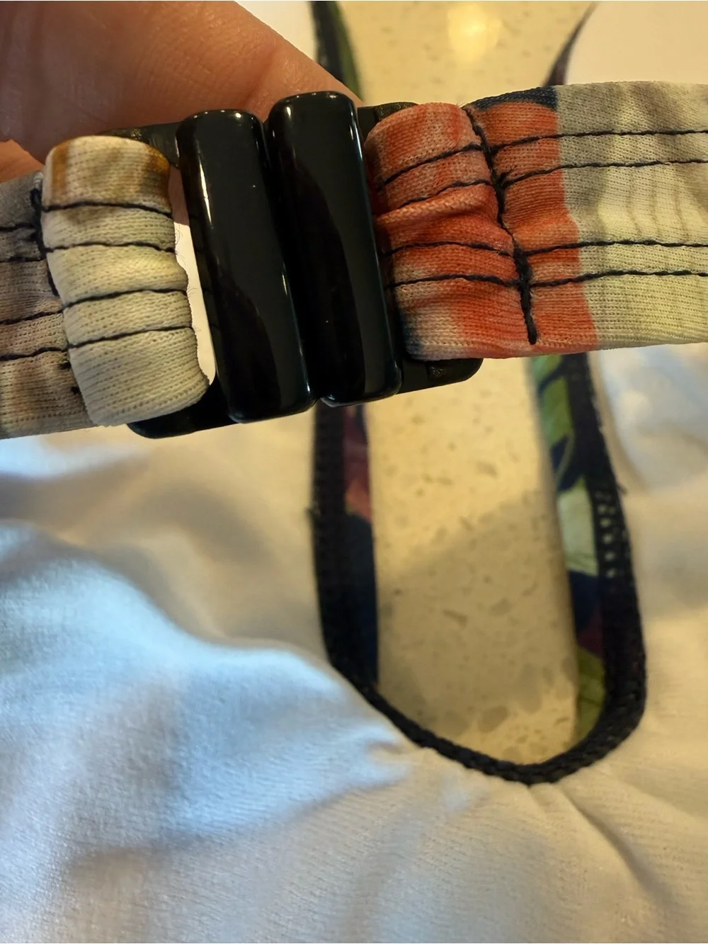 Motel Rocks x UO Sunny Day Navy Botanical Floral Plunge One Piece Swimsuit S New - Picture 12 of 16